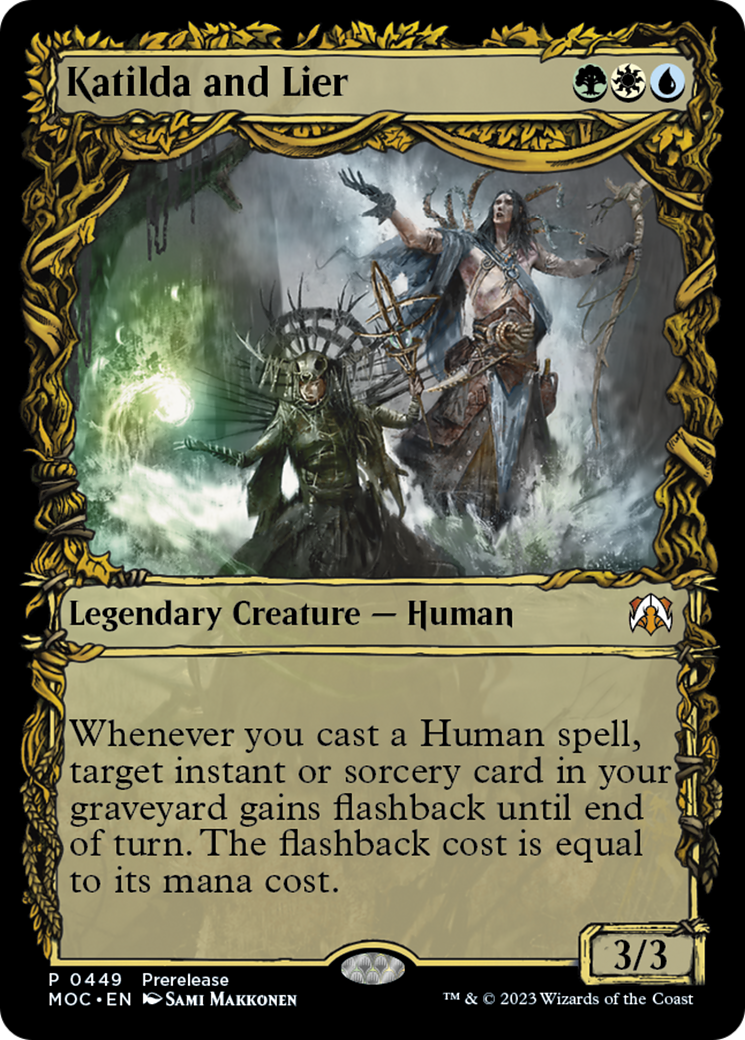 Image of Katilda and Lier (Showcase) (PRE-449) - March of the Machine Commander: (Showcase) Foil
