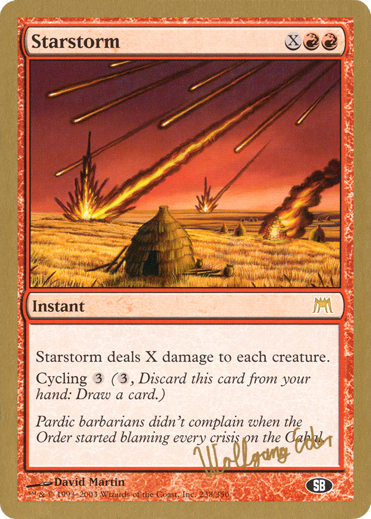 Image of Starstorm - 2003 Wolfgang Eder (ONS) (SB) (WCD-) - World Championship Decks 2003