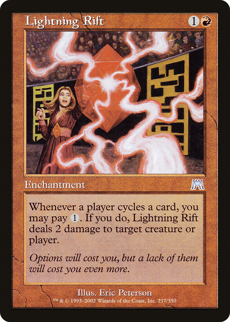 Image of Lightning Rift (ONS-217) - Onslaught Foil