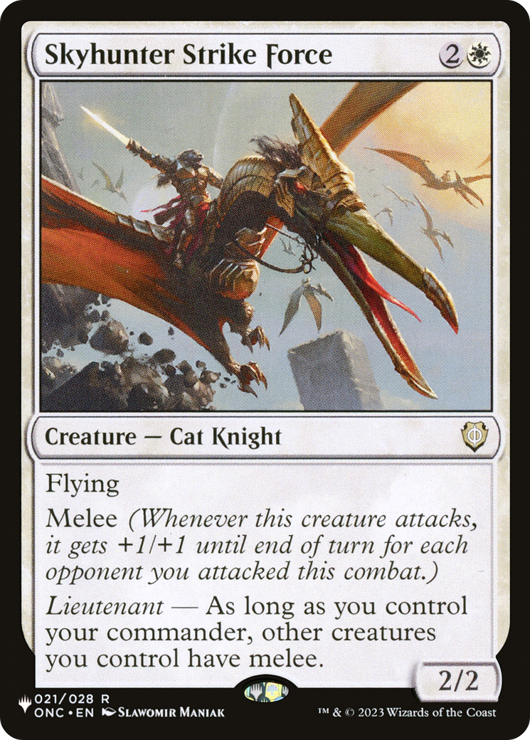 Image of Skyhunter Strike Force (LIST-ONC-21) - The List