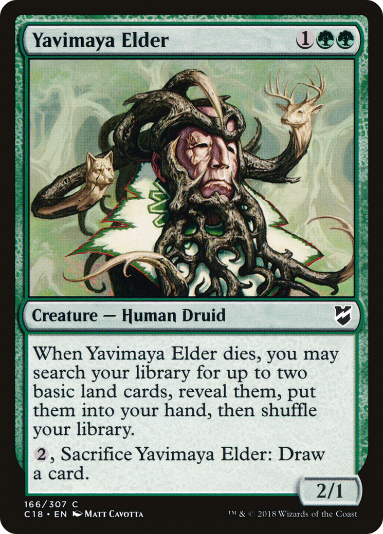 Image of Yavimaya Elder (C18-166) - Commander 2018