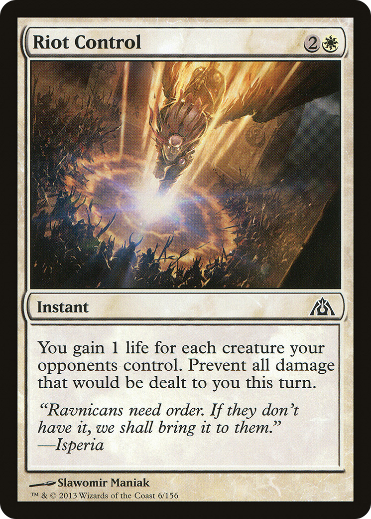 Image of Riot Control (DGM-006) - Dragon's Maze Foil