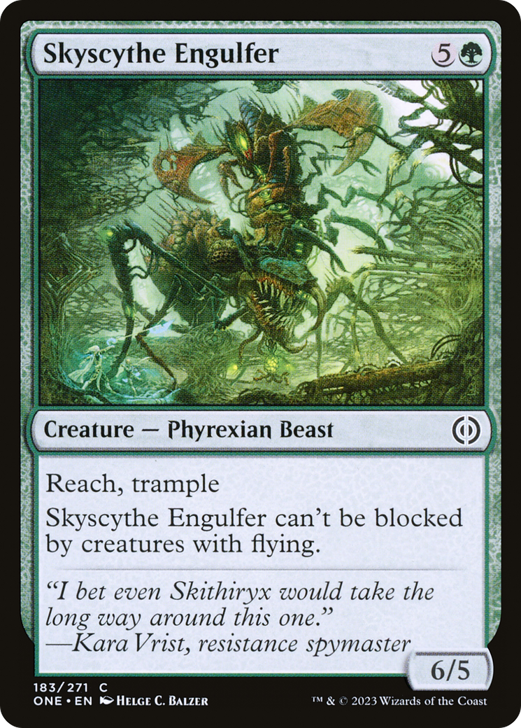 Image of Skyscythe Engulfer (ONE-183) - Phyrexia: All Will Be One Foil