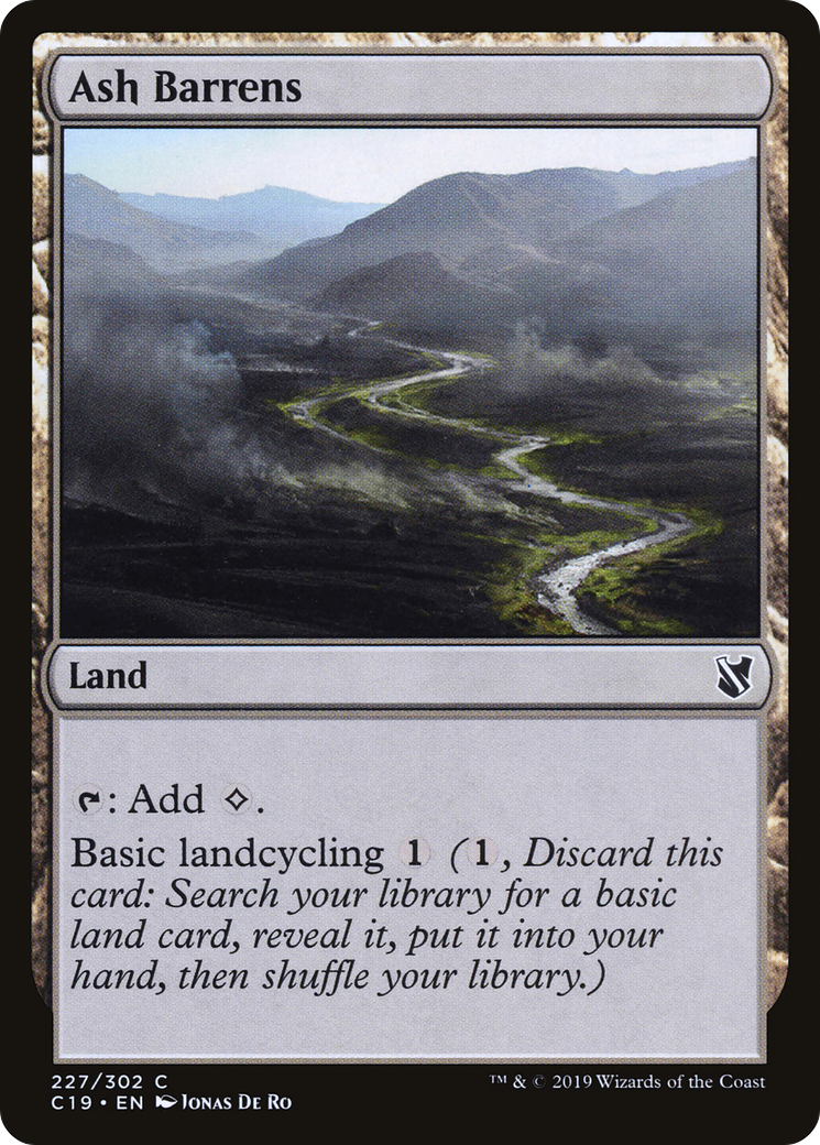 Image of Ash Barrens (C19-227) - Commander 2019
