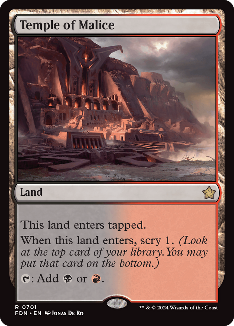 Image of Temple of Malice (FDN-701) - Foundations