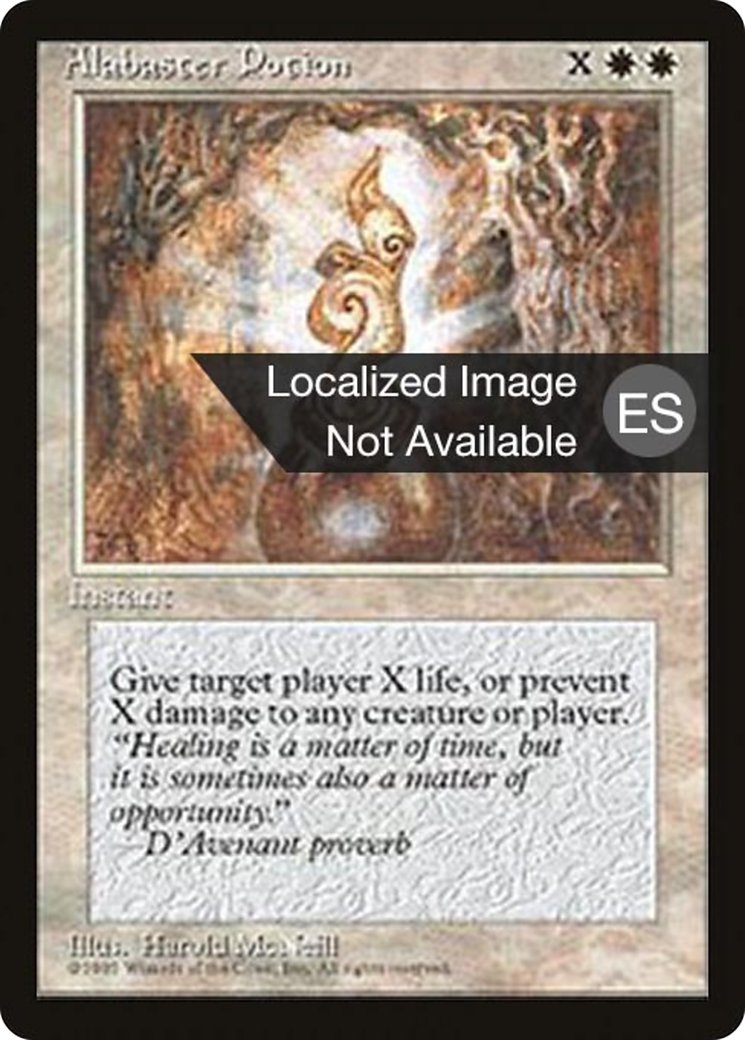 Image of Alabaster Potion (4BB-) - Fourth Edition Foreign Black Border