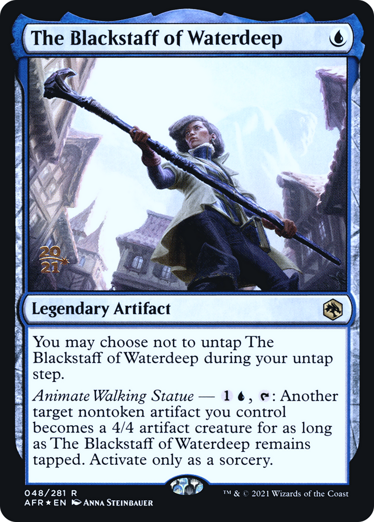 Image of The Blackstaff of Waterdeep (PRE-048) - Adventures in the Forgotten Realms Promos Foil