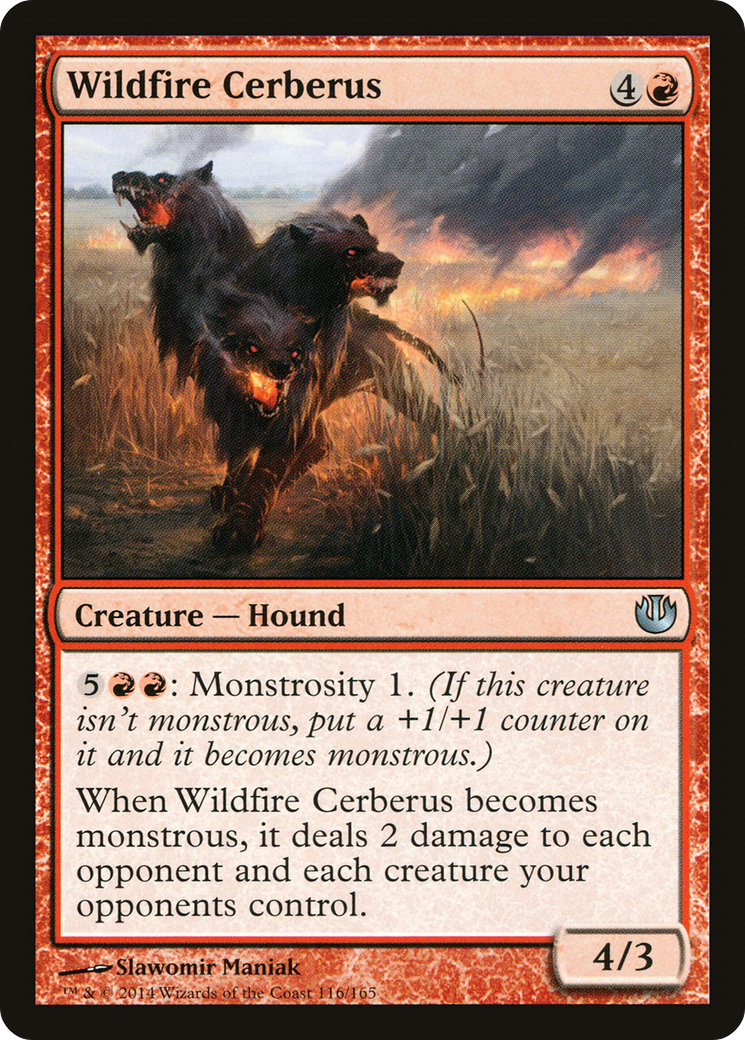 Image of Wildfire Cerberus (JOU-116) - Journey into Nyx Foil