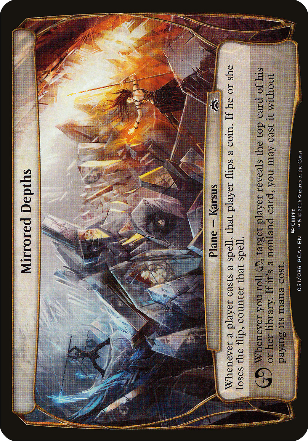 Image of Mirrored Depths (Planechase Anthology) (OVER-) - Planechase Anthology Planes