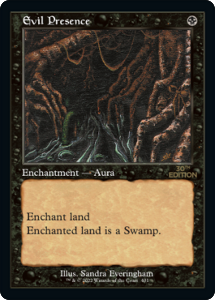 Image of Evil Presence (Retro Frame) (30A-401) - 30th Anniversary Edition