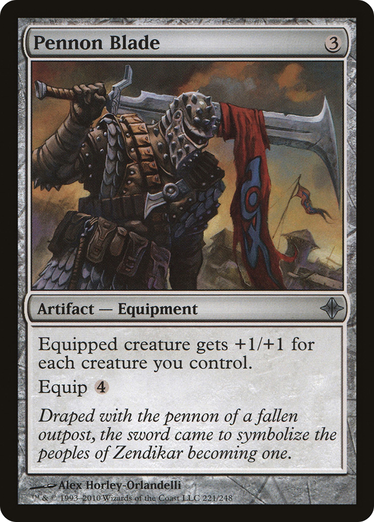 Image of Pennon Blade (ROE-221) - Rise of the Eldrazi Foil