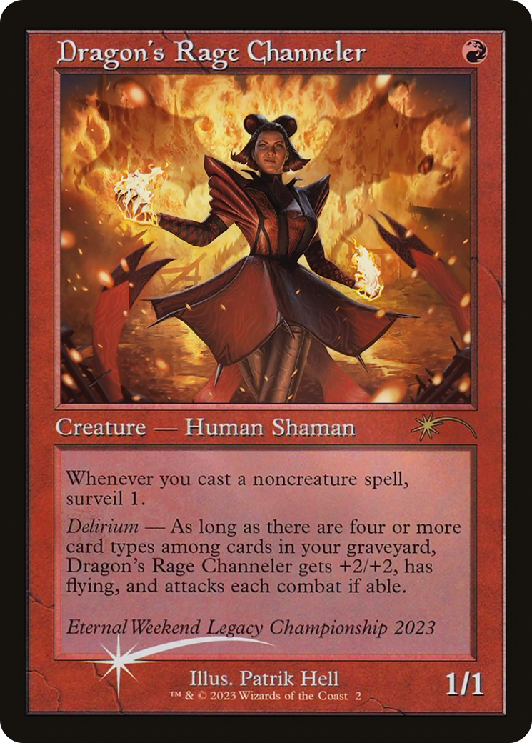 Image of Dragon's Rage Channeler (Retro Frame) (UMP-002) - Eternal Weekend Foil