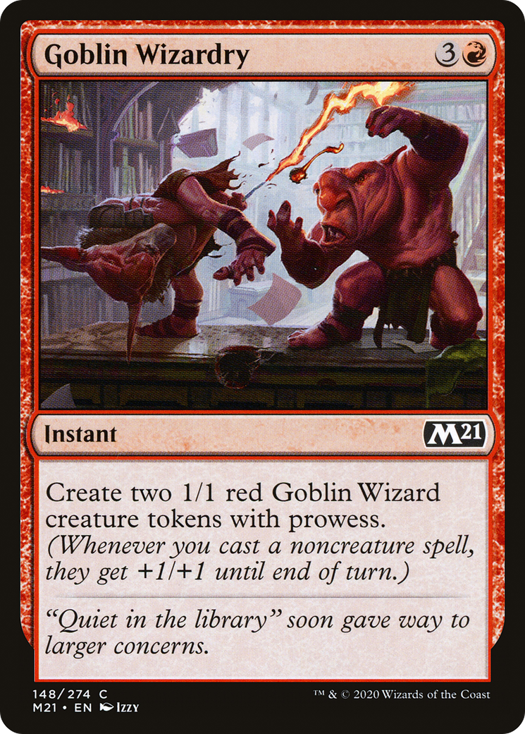 Image of Goblin Wizardry (M21-148) - Core Set 2021 Foil