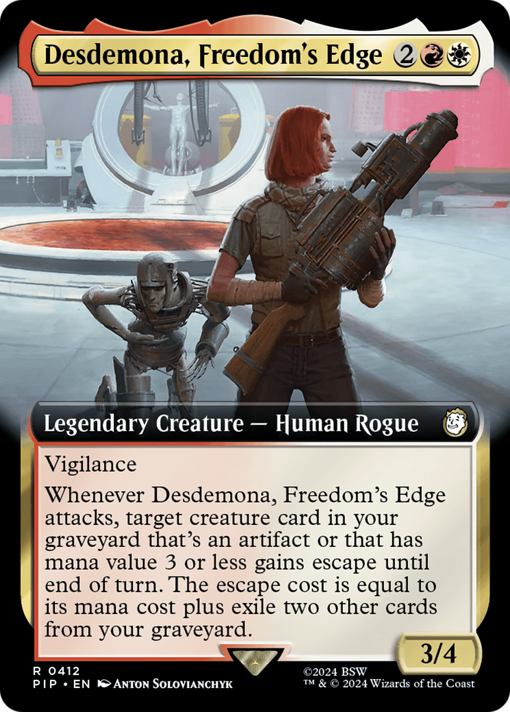 Image of Desdemona, Freedom's Edge (Extended Art) (PIP-412) - Fallout: (Extended Art)
