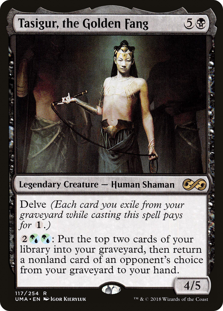 Image of Tasigur, the Golden Fang (UMA-117) - Ultimate Masters