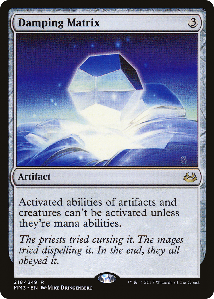 Image of Damping Matrix (MM3-218) - Modern Masters 2017