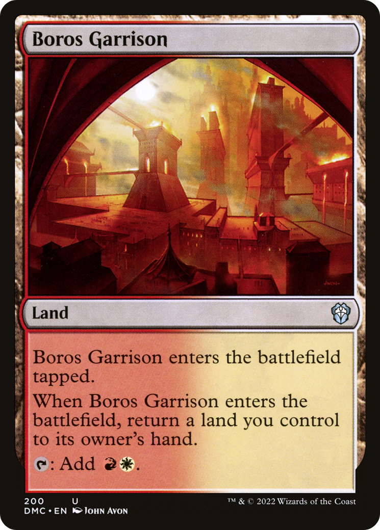 Image of Boros Garrison (DMC-200) - Dominaria United Commander