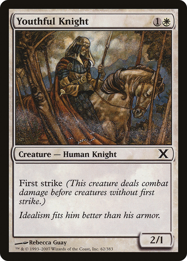 Image of Youthful Knight (10E-062) - Tenth Edition