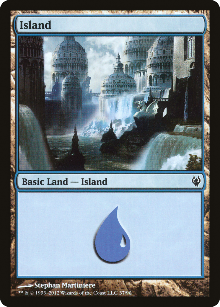 Image of Island (37) (DDJ-037) - Duel Decks: Izzet vs. Golgari