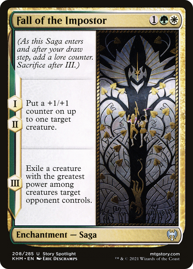 Image of Fall of the Impostor (KHM-208) - Kaldheim Foil