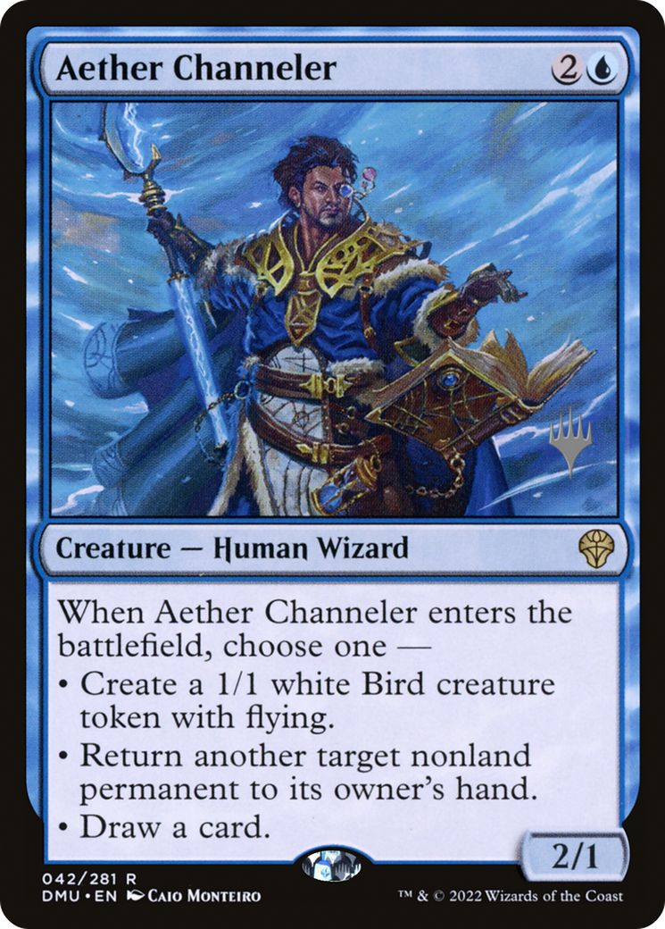 Image of Aether Channeler (PPDMU-042) - Dominaria United Promos Foil