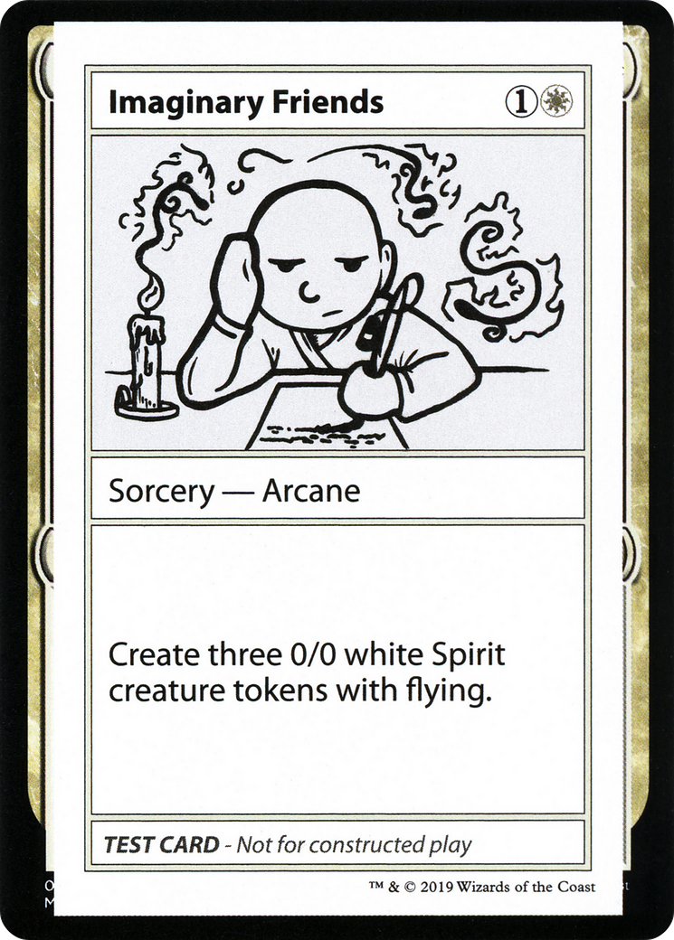 Image of Imaginary Friends (No PW Symbol) (CMB1-) - Mystery Booster Playtest Cards 2021