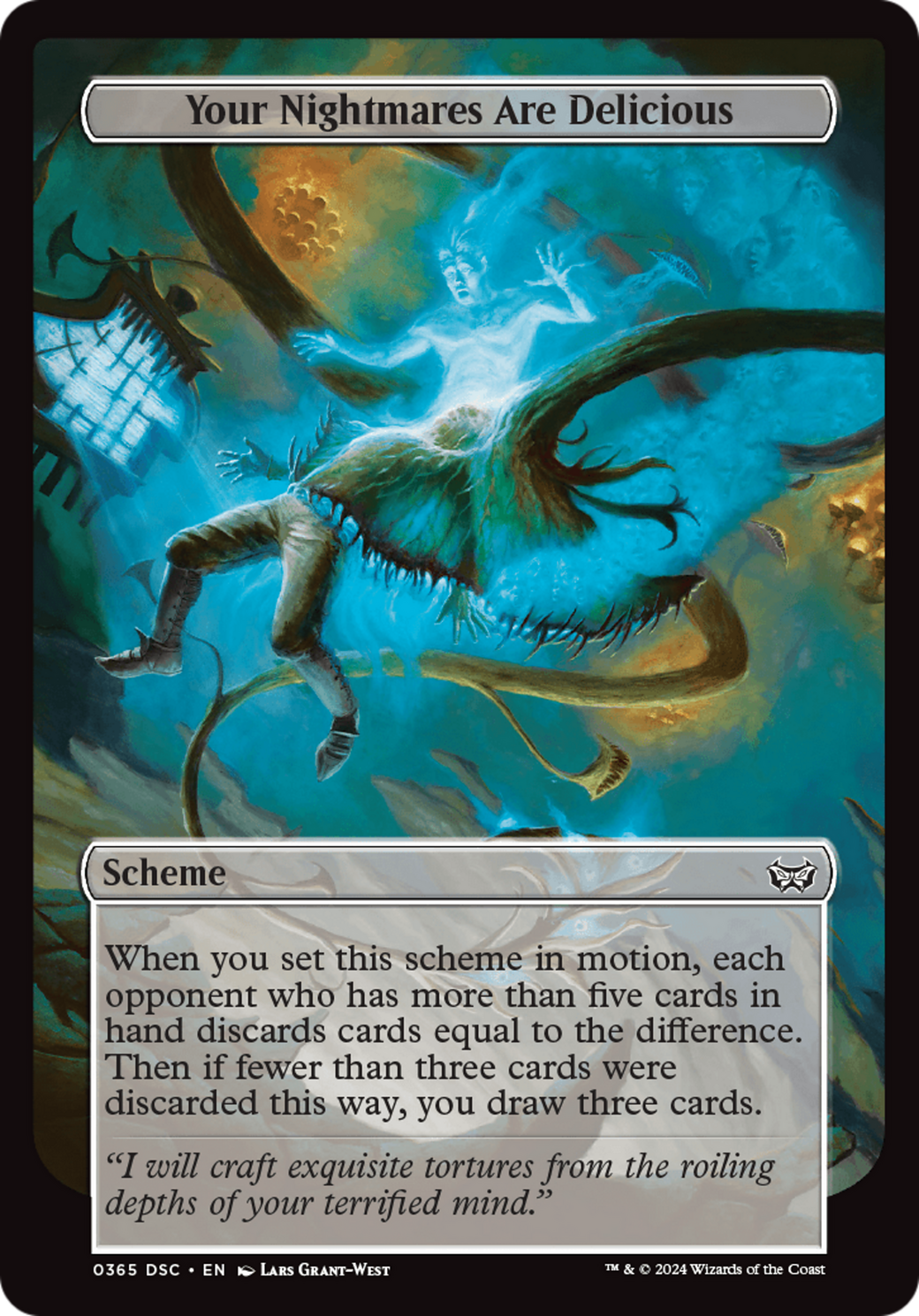 Image of Your Nightmares Are Delicious (Full Art) (A:DSC-365) - Duskmourn: House of Horror Commander