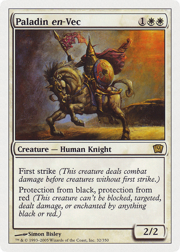 Image of Paladin en-Vec (9ED-032) - 9th Edition