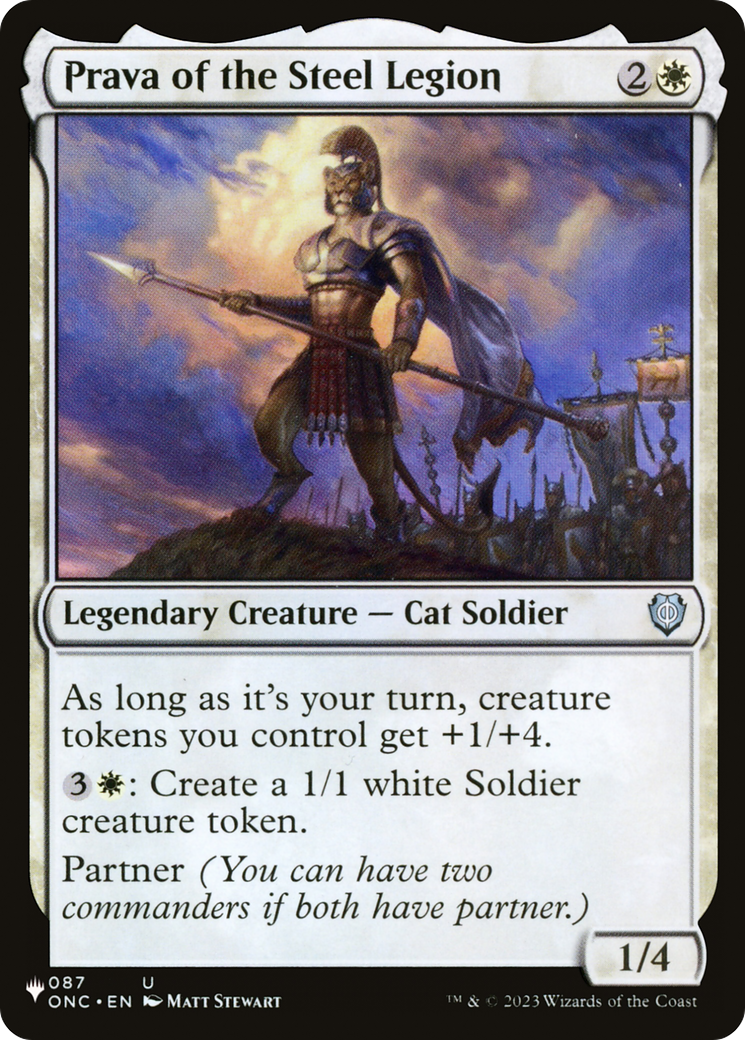 Image of Prava of the Steel Legion (LIST-ONC-87) - The List