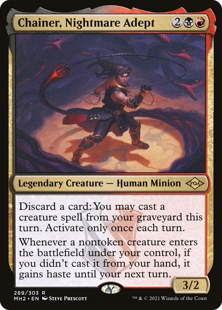 Image of Chainer, Nightmare Adept (MH2-289) - Modern Horizons 2