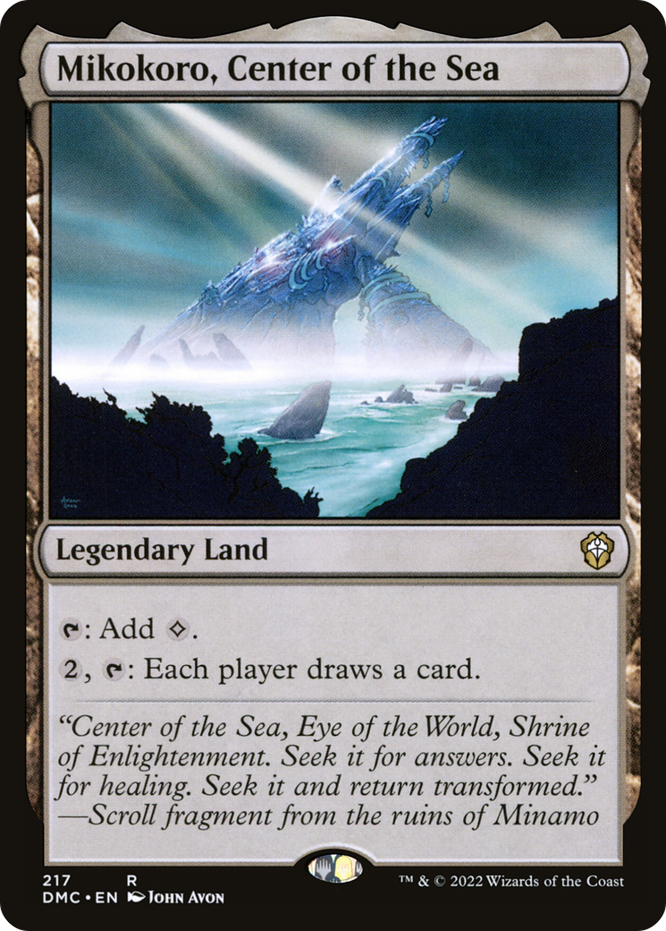 Image of Mikokoro, Center of the Sea (DMC-217) - Dominaria United Commander