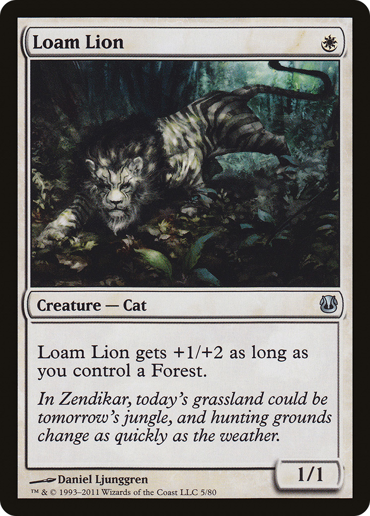 Image of Loam Lion (DDH-005) - Duel Decks: Ajani vs. Nicol Bolas