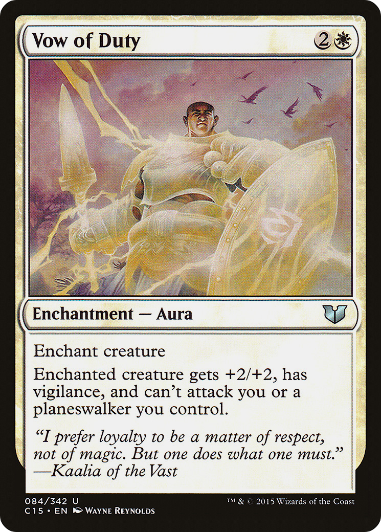Image of Vow of Duty (C15-084) - Commander 2015
