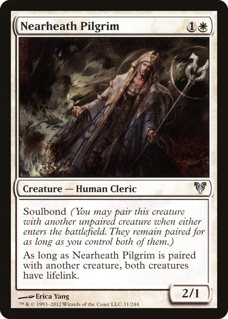 Image of Nearheath Pilgrim (AVR-031) - Avacyn Restored Foil
