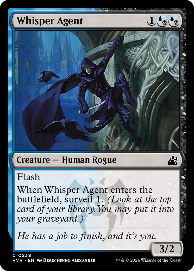 Image of Whisper Agent (RVR-238) - Ravnica Remastered
