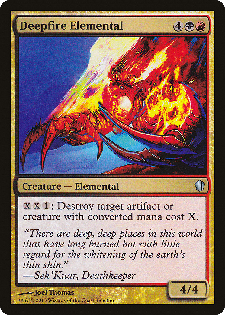Image of Deepfire Elemental (C13-185) - Commander 2013