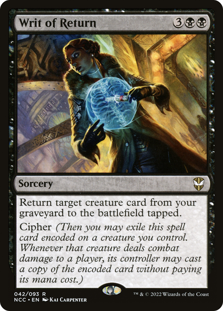 Image of Writ of Return (NCC-042) - New Capenna Commander