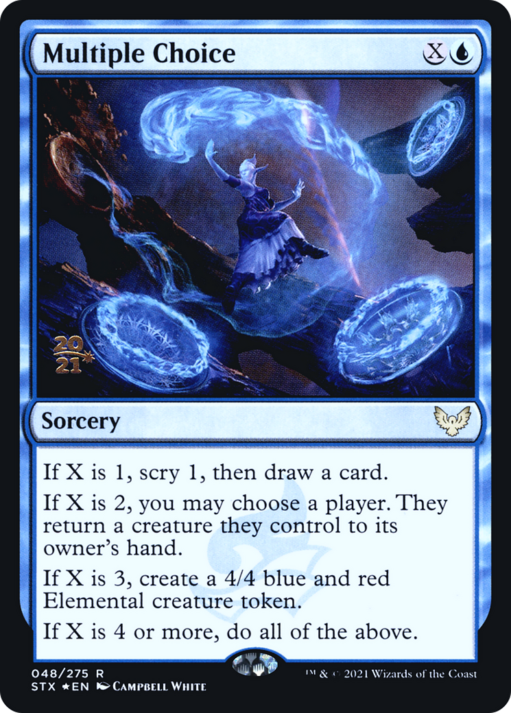 Image of Multiple Choice (PRE-48S) - Strixhaven: School of Mages Promos Foil