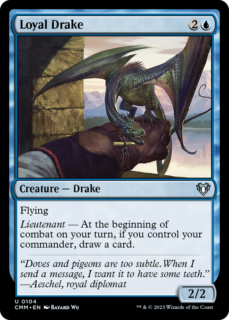 Image of Loyal Drake (CMM-104) - Commander Masters