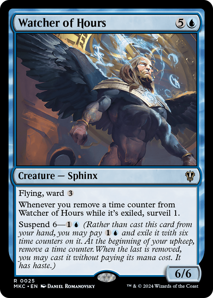Image of Watcher of Hours (MKC-025) - Murders at Karlov Manor Commander