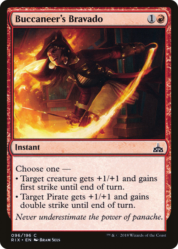 Image of Buccaneer's Bravado (RIX-096) - Rivals of Ixalan