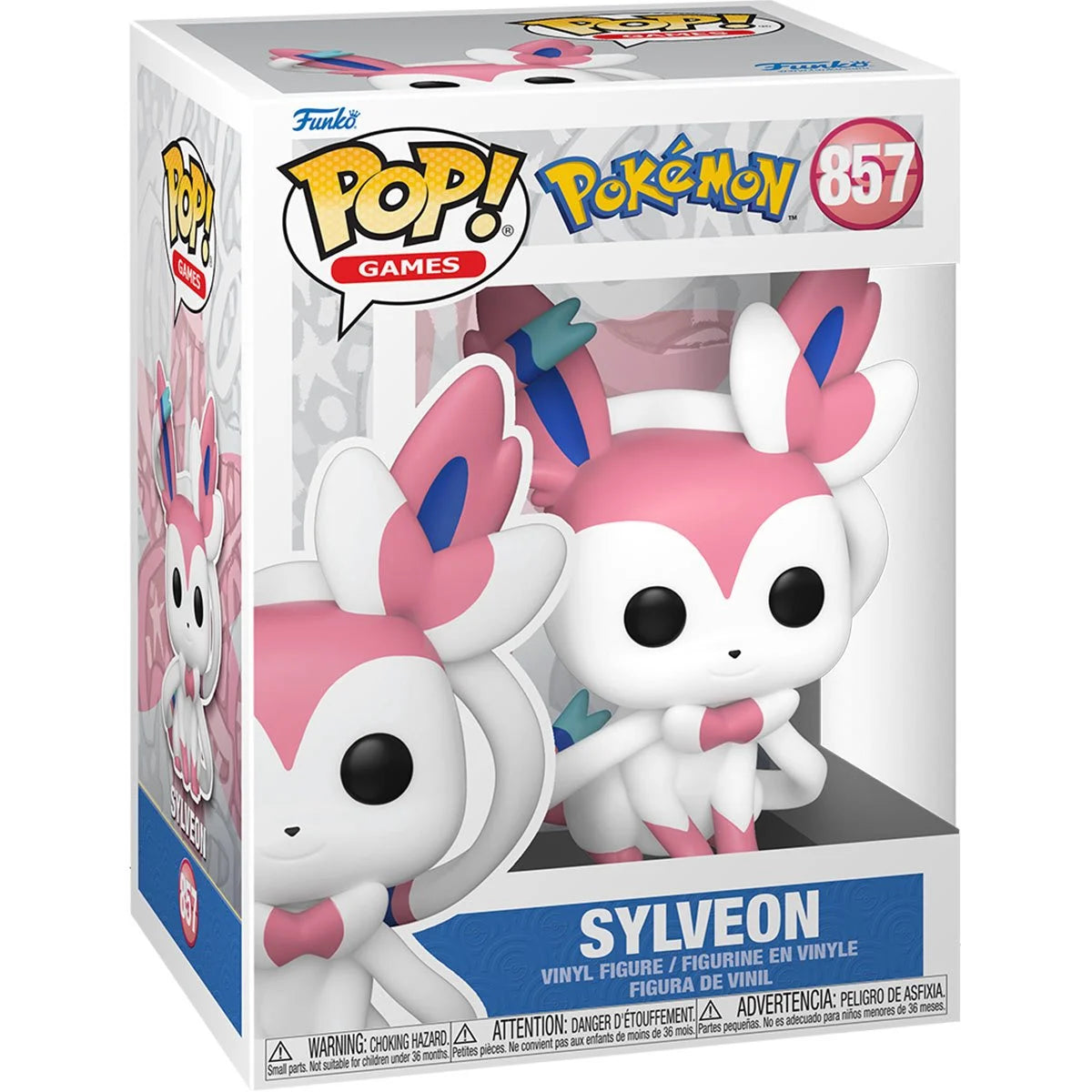 Image of Pokemon Sylveon Funko Pop! Vinyl Figure #857
