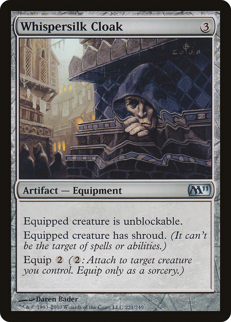 Image of Whispersilk Cloak (M11-221) - Magic 2011