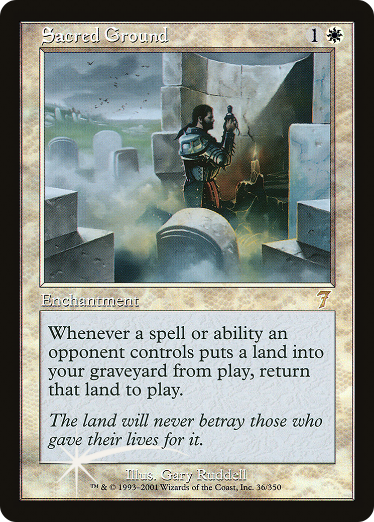 Image of Sacred Ground (7ED-036) - 7th Edition