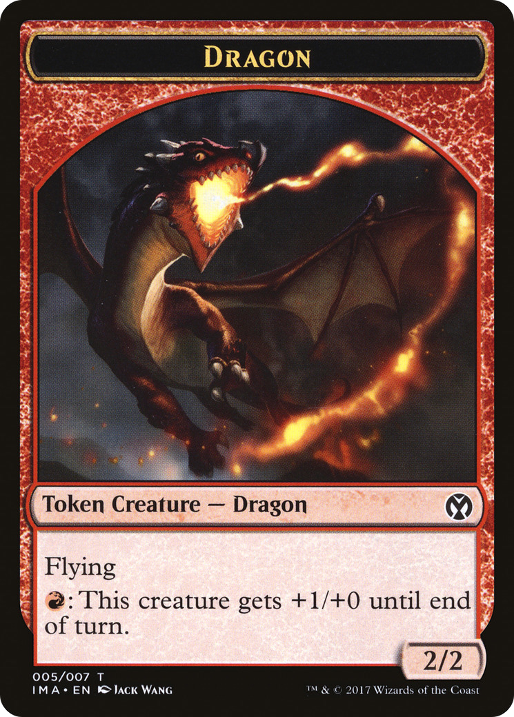 Image of Dragon Token (005) (IMA-005) - Iconic Masters Tokens