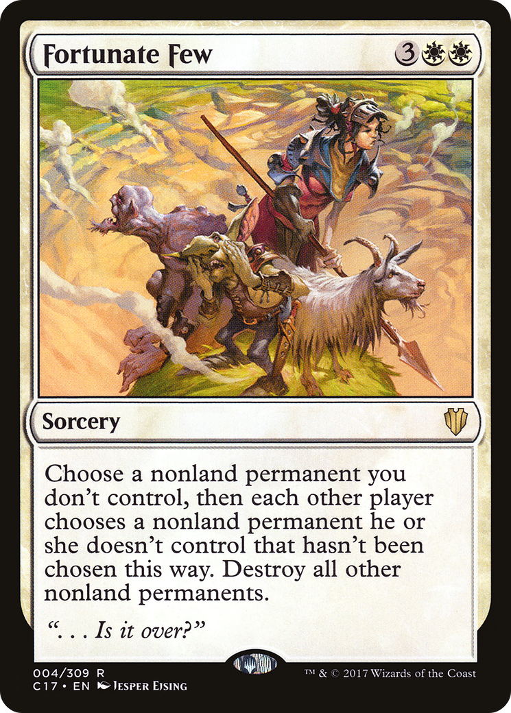 Image of Fortunate Few (C17-004) - Commander 2017