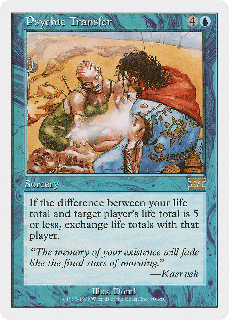 Image of Psychic Transfer (6ED-090) - Classic Sixth Edition