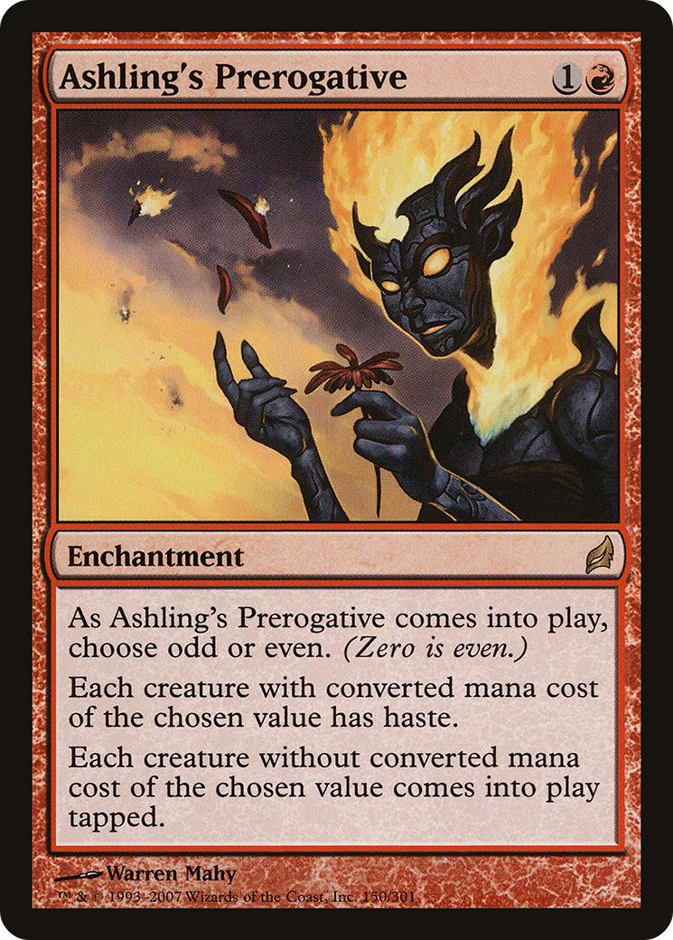 Image of Ashling's Prerogative (LRW-150) - Lorwyn Foil
