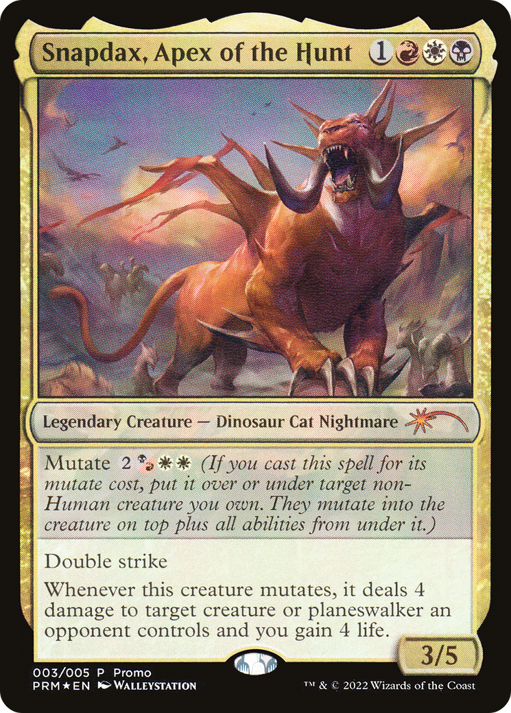 Image of Snapdax, Apex of the Hunt (2022 Lunar New Year Promo) (UMP-003) - Year of the Tiger 2022 Foil