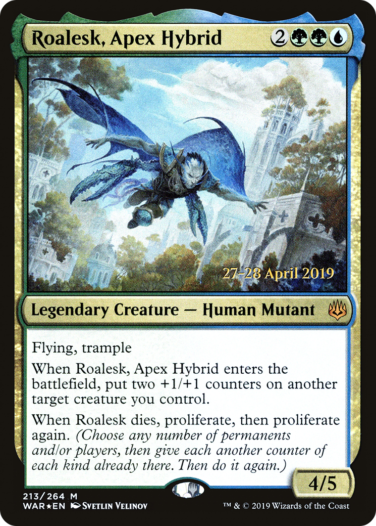 Image of Roalesk, Apex Hybrid (PRE-213) - War of the Spark Promos Foil